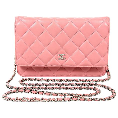 chanel pink small wallet|chanel wallet on chain pink.